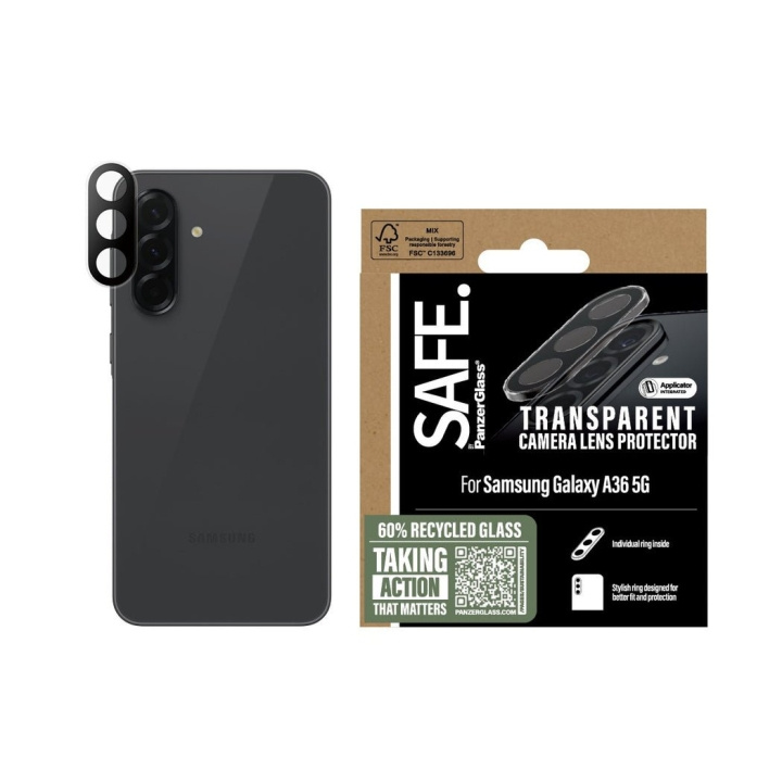 Panzer Glas - SAFE kameralinsebeskytter TRNSP Galaxy new A36 5G i gruppen SMARTPHONES & TABLETS / Mobil Beskyttelse / Samsung hos TP E-commerce Nordic AB (D22216)