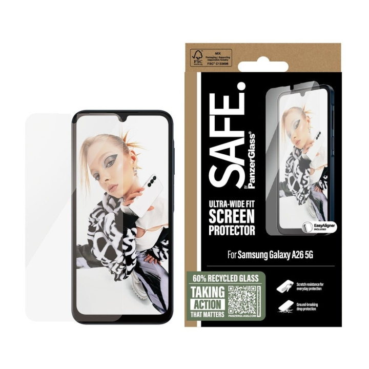 Panzer Glas - SAFE Skærmbeskytter Galaxy new A26 5G UWF m. Aligner i gruppen SMARTPHONES & TABLETS / Mobil Beskyttelse / Samsung hos TP E-commerce Nordic AB (D22219)