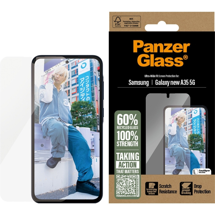 Panzer Glas - Skærmbeskytter Galaxy new A35 5G Ultra UWF i gruppen SMARTPHONES & TABLETS / Mobil Beskyttelse / Samsung hos TP E-commerce Nordic AB (D22223)