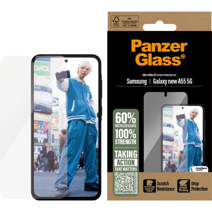 Panzer Glass - Skærmbeskytter Galaxy A55 5G Ultra, UWF i gruppen SMARTPHONES & TABLETS / Mobil Beskyttelse / Samsung hos TP E-commerce Nordic AB (D22227)