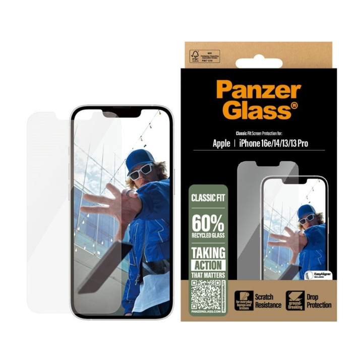 PanzerGlass Skærmbeskyttelse - iPhone 16e - Classic Fit i gruppen SMARTPHONES & TABLETS / Mobil Beskyttelse / Apple / iPhone 16 hos TP E-commerce Nordic AB (D22240)