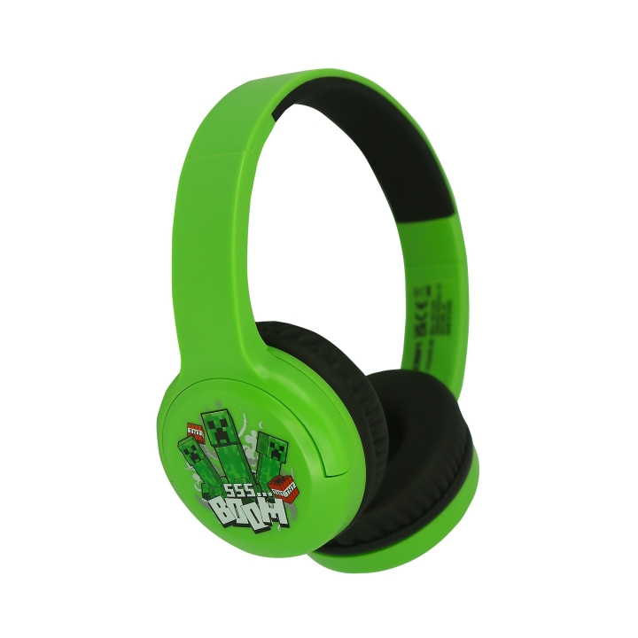 OTL MINECRAFT - CORE WIRELESS HEADPHONES (Bluetooth) i gruppen HJEMMEELEKTRONIK / Lyd & billede / Hovedtelefoner & Tilbehør / Hovedtelefoner hos TP E-commerce Nordic AB (D22287)