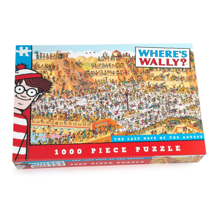 University Games Where\'s Wally - Aztekernes sidste dag - 1000 brikker (710-5905) i gruppen LEGETØJ, BØRN & BABY / Legetøj / børns puslespil hos TP E-commerce Nordic AB (D22317)