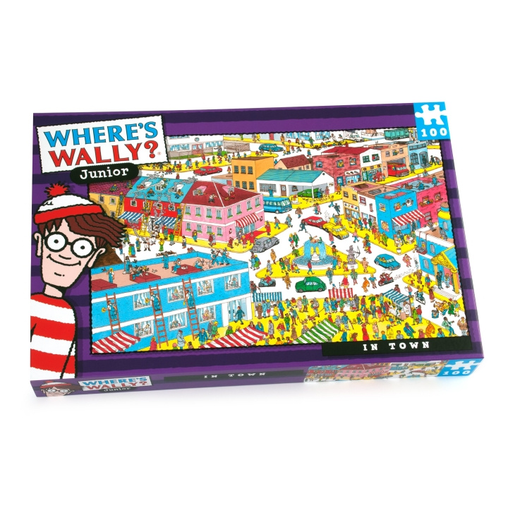 University Games Where\'s Wally - I byen 100 brikker (710-5955) i gruppen LEGETØJ, BØRN & BABY / Legetøj / børns puslespil hos TP E-commerce Nordic AB (D22321)