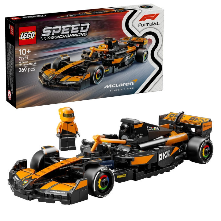 LEGO Speed Champions - McLaren F1 Team MCL38 Racerbil (77251) i gruppen LEGETØJ, BØRN & BABY / Legetøj / Bygge legesager / Lego hos TP E-commerce Nordic AB (D22333)