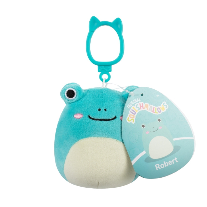 Squishmallows 9 cm - Clip On - Robert Frog i gruppen LEGETØJ, BØRN & BABY / Babyleg (0-3 år) / Tøjdyr hos TP E-commerce Nordic AB (D22397)