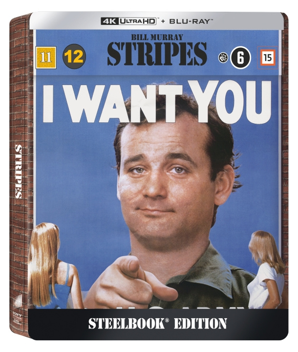 STRIPES STEELBOOK i gruppen HJEMMEELEKTRONIK / Lyd & billede / Tv og tilbehør / Film / Blu-ray hos TP E-commerce Nordic AB (D22400)