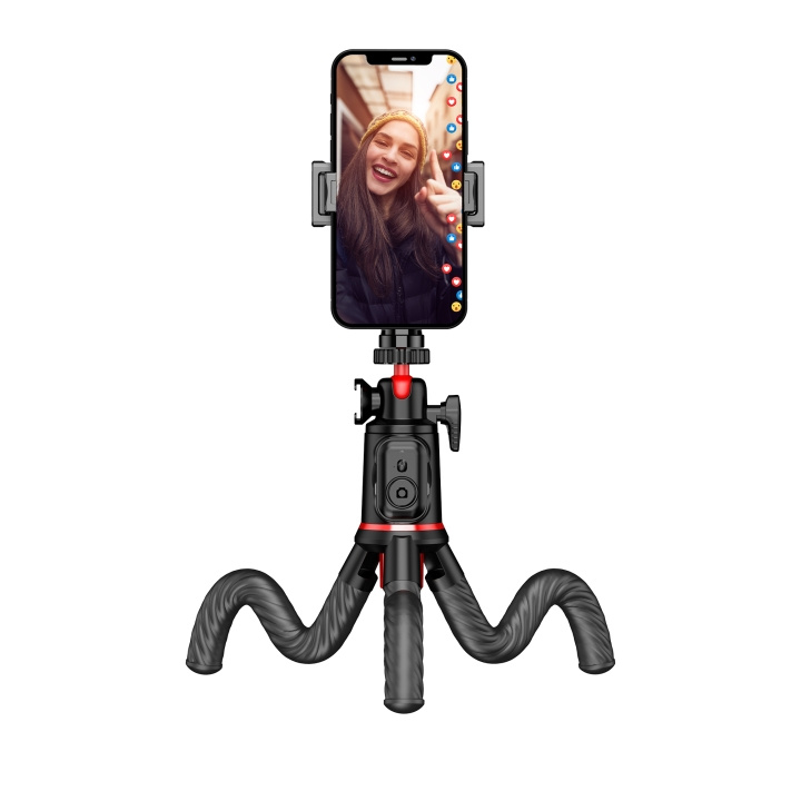 Rollei Fleksibelt stativ i Monkeypod I Easy Creator - Højde: 25 cm (min) til 46 cm (max) i gruppen HJEMMEELEKTRONIK / Foto og video / Fotografi udstyr / Stativer hos TP E-commerce Nordic AB (D22484)