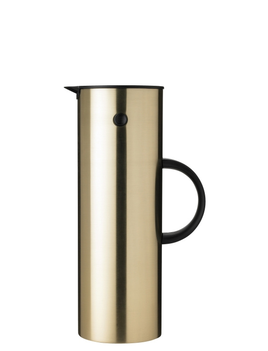 Stelton EM77 Termokande 1 L (børstet messing) i gruppen SPORT, FRITID & HOBBY / Friluftsliv / Termokander & vandflasker hos TP E-commerce Nordic AB (D22508)