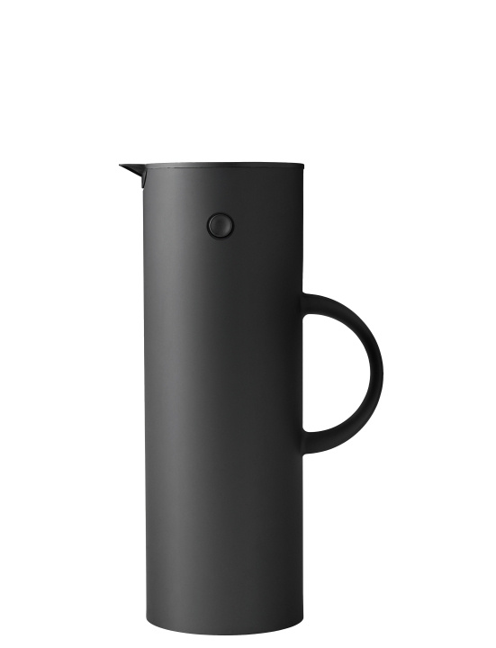 Stelton EM77 Termokande 1 L (blød sort) i gruppen SPORT, FRITID & HOBBY / Friluftsliv / Termokander & vandflasker hos TP E-commerce Nordic AB (D22512)