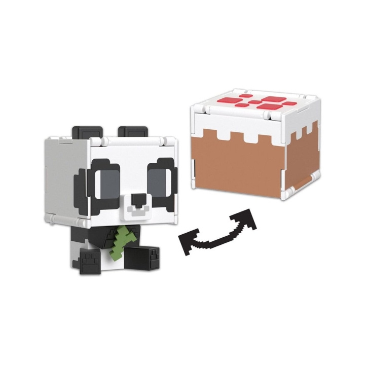 MINECRAFT Mob Head Minis Flipping Figs - Panda & Cake i gruppen LEGETØJ, BØRN & BABY / Legetøj / Figurer, miniaturer og tilbehør hos TP E-commerce Nordic AB (D22536)