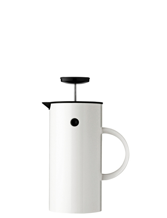 Stelton EM77 French Press 1 L (hvid) i gruppen HJEM, HUS & HAVE / Husholdningsapparater / Kaffe og espresso hos TP E-commerce Nordic AB (D22540)