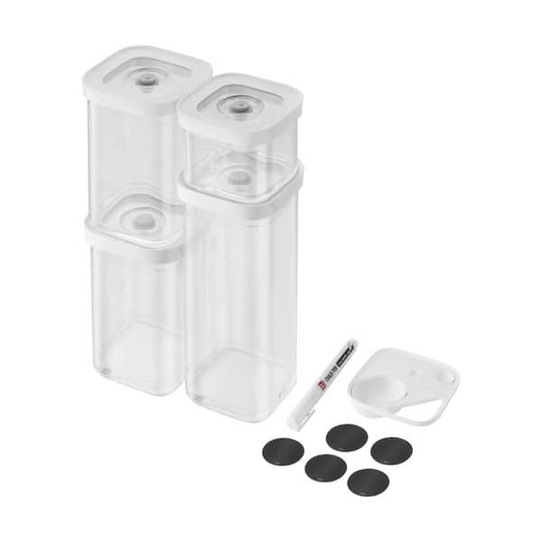 Zwilling Fresh & Save, CUBE-sæt - transparent-hvid - S / 6-pcs i gruppen HJEM, HUS & HAVE / Interiør / Opbevaring hos TP E-commerce Nordic AB (D22555)