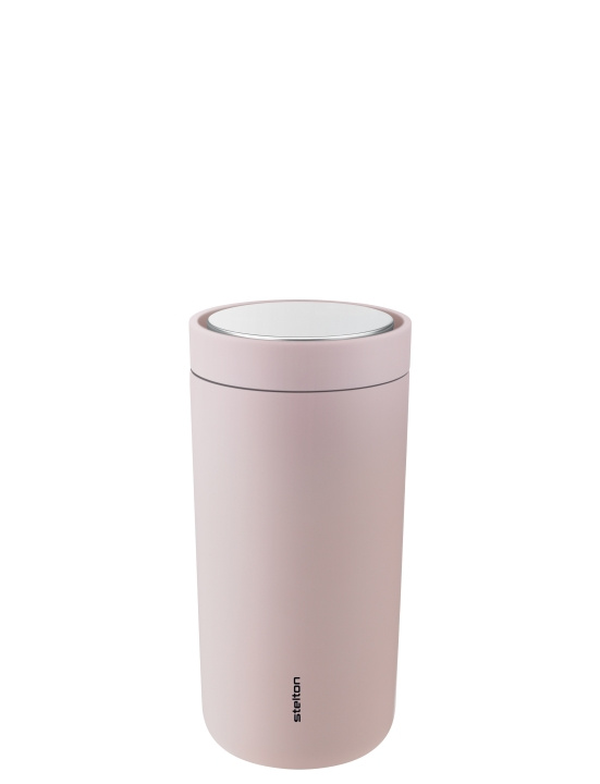 Stelton To-Go Click vakuumisoleret kop 0,4 L (Soft Rose) i gruppen SPORT, FRITID & HOBBY / Friluftsliv / Termokander & vandflasker hos TP E-commerce Nordic AB (D22573)
