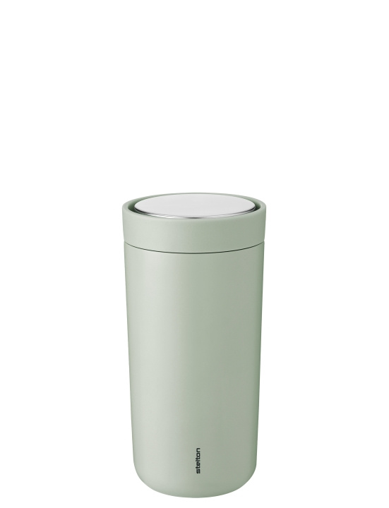 Stelton To-Go Click vakuumisoleret kop 0,4 L (Minty Moss) i gruppen SPORT, FRITID & HOBBY / Friluftsliv / Termokander & vandflasker hos TP E-commerce Nordic AB (D22575)