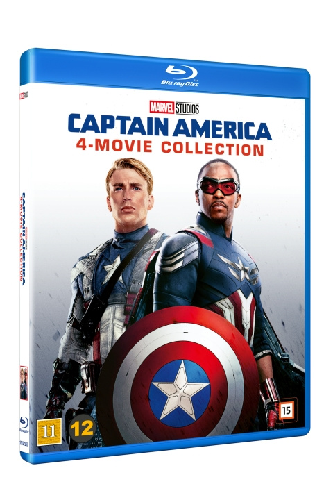 Captain America - 4 Movie Collection - Blu-Ray i gruppen HJEMMEELEKTRONIK / Lyd & billede / Tv og tilbehør / Film / Blu-ray hos TP E-commerce Nordic AB (D22597)