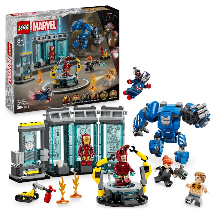 LEGO Super Heroes - Iron Man\'s Laboratory: Hall of Armour (76315) i gruppen LEGETØJ, BØRN & BABY / Legetøj / Bygge legesager / Lego hos TP E-commerce Nordic AB (D22607)