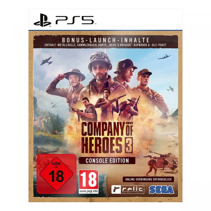 Company of Heroes 3 - Steelbook (Launch Edition) (DE/Multi in Game) (PS5) i gruppen HJEMMEELEKTRONIK / Spilkonsoller og tilbehør / Sony PlayStation 5 / Spil hos TP E-commerce Nordic AB (D22719)