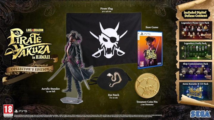 Like a Dragon: Pirate Yakuza in Hawaii (Collector Edition) (PS5) i gruppen HJEMMEELEKTRONIK / Spilkonsoller og tilbehør / Sony PlayStation 5 / Spil hos TP E-commerce Nordic AB (D22753)