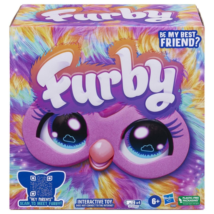 FURBY Interaktiv Plysdyr Rainbow (EN) i gruppen LEGETØJ, BØRN & BABY / Spil / Brætspil hos TP E-commerce Nordic AB (D22821)
