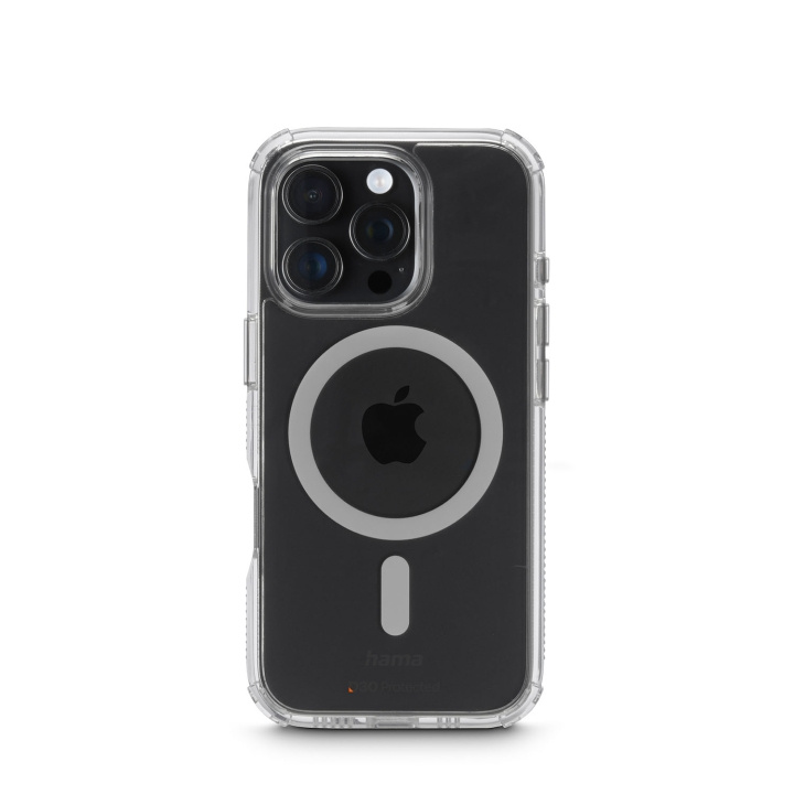Hama Mobilcover Extreme Protect iPhone 16 Pro MagCase Transparent i gruppen SMARTPHONES & TABLETS / Mobil Beskyttelse / Apple / iPhone 16 hos TP E-commerce Nordic AB (D22826)