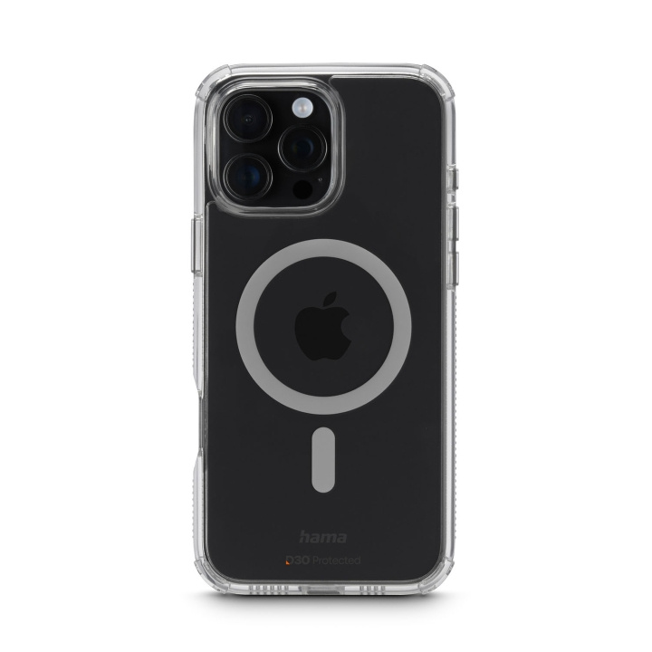 Hama Mobilcover Extreme Protect iPhone 16 Pro Max MagCase Transparent i gruppen SMARTPHONES & TABLETS / Mobil Beskyttelse / Apple / iPhone 16 hos TP E-commerce Nordic AB (D22833)