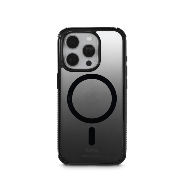 Hama Mobilcover Extreme Protect iPhone 15 Pro MagCase Sort i gruppen SMARTPHONES & TABLETS / Mobil Beskyttelse / Apple / iPhone 15 hos TP E-commerce Nordic AB (D22835)