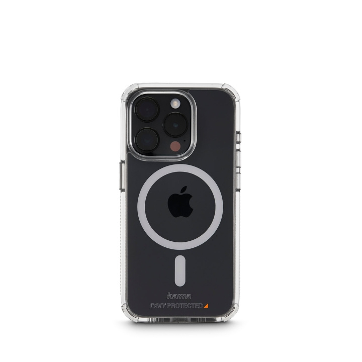 Hama Mobilcover Extreme Protect iPhone 15 Pro MagCase Transparent i gruppen SMARTPHONES & TABLETS / Mobil Beskyttelse / Apple / iPhone 15 hos TP E-commerce Nordic AB (D22839)