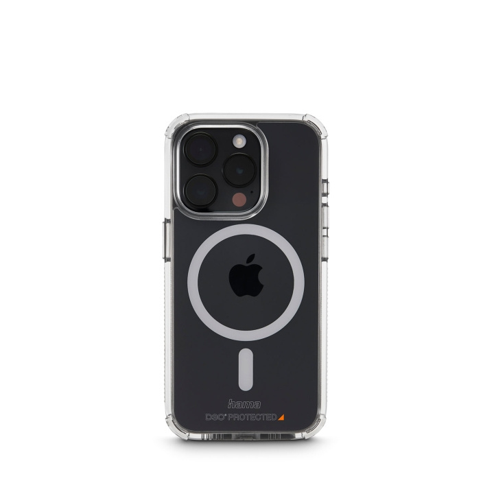 Hama Mobilcover Extreme Protect iPhone 15 Pro Max MagCase Transparent i gruppen SMARTPHONES & TABLETS / Mobil Beskyttelse / Apple / iPhone 15 hos TP E-commerce Nordic AB (D22840)