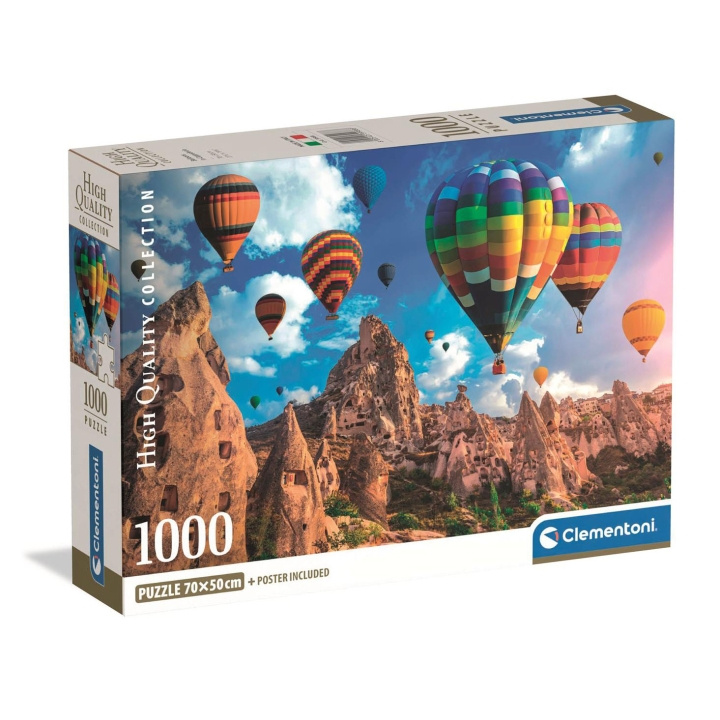 Clementoni Puslespil 1000 Pcs CB Balloons In Cappadocia i gruppen SPORT, FRITID & HOBBY / Hobby / Puslespil hos TP E-commerce Nordic AB (D22857)