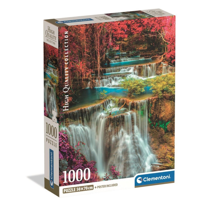 Clementoni Puslespil 1000 Pcs CB Colourful Thai Falls i gruppen SPORT, FRITID & HOBBY / Hobby / Puslespil hos TP E-commerce Nordic AB (D22858)