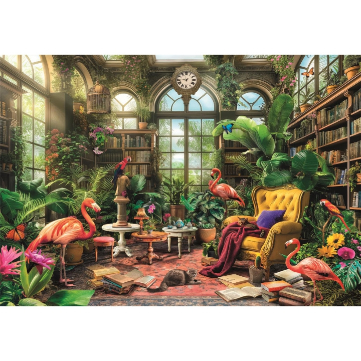 Clementoni Puslespil 1000 Pcs CB High Quality Collection The Greenhouse Library i gruppen SPORT, FRITID & HOBBY / Hobby / Puslespil hos TP E-commerce Nordic AB (D22876)