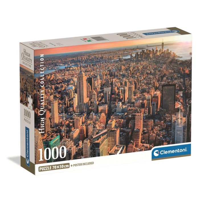 Clementoni Puslespil 1000 Pcs CB New York City i gruppen SPORT, FRITID & HOBBY / Hobby / Puslespil hos TP E-commerce Nordic AB (D22880)