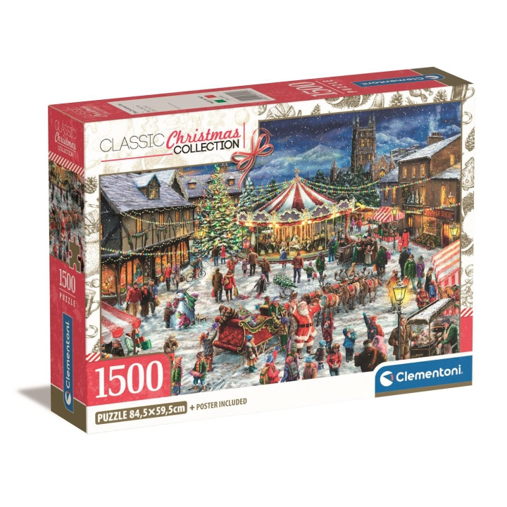 Clementoni Puslespil 1500 Pcs CB The Christmas Fair i gruppen SPORT, FRITID & HOBBY / Hobby / Puslespil hos TP E-commerce Nordic AB (D22885)