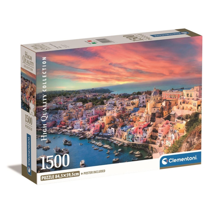 Clementoni Puslespil 1500 Pcs CB High Quality Collection Procida Island i gruppen SPORT, FRITID & HOBBY / Hobby / Puslespil hos TP E-commerce Nordic AB (D22887)
