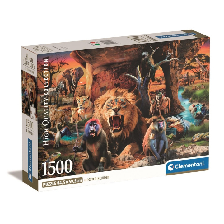 Clementoni Puslespil 1500 Pcs CB High Quality Collection The Tribal Society i gruppen SPORT, FRITID & HOBBY / Hobby / Puslespil hos TP E-commerce Nordic AB (D22890)