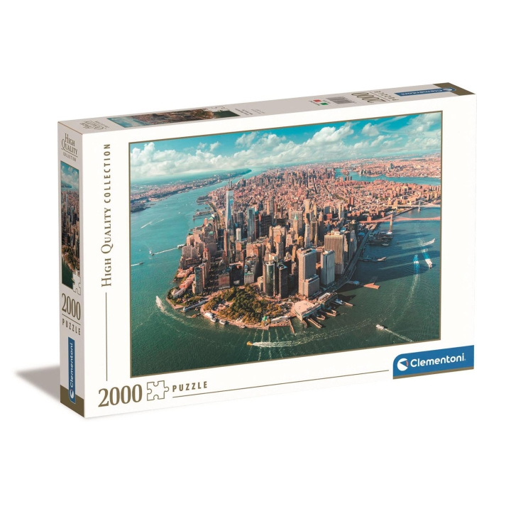 Clementoni Puslespil 2000 Pcs High Quality Collection Lower Manhattan i gruppen SPORT, FRITID & HOBBY / Hobby / Puslespil hos TP E-commerce Nordic AB (D22895)