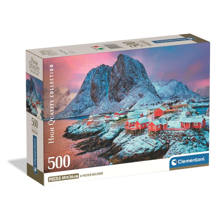 Clementoni Puslespil 500 Pcs CB High Quality Collection Hamnoy Village i gruppen SPORT, FRITID & HOBBY / Hobby / Puslespil hos TP E-commerce Nordic AB (D22905)