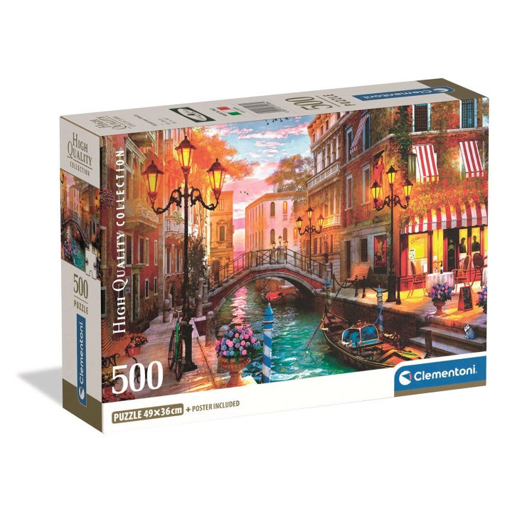 Clementoni Puslespil 500 Pcs CB High Quality Collection Sunset Over Venice i gruppen SPORT, FRITID & HOBBY / Hobby / Puslespil hos TP E-commerce Nordic AB (D22909)
