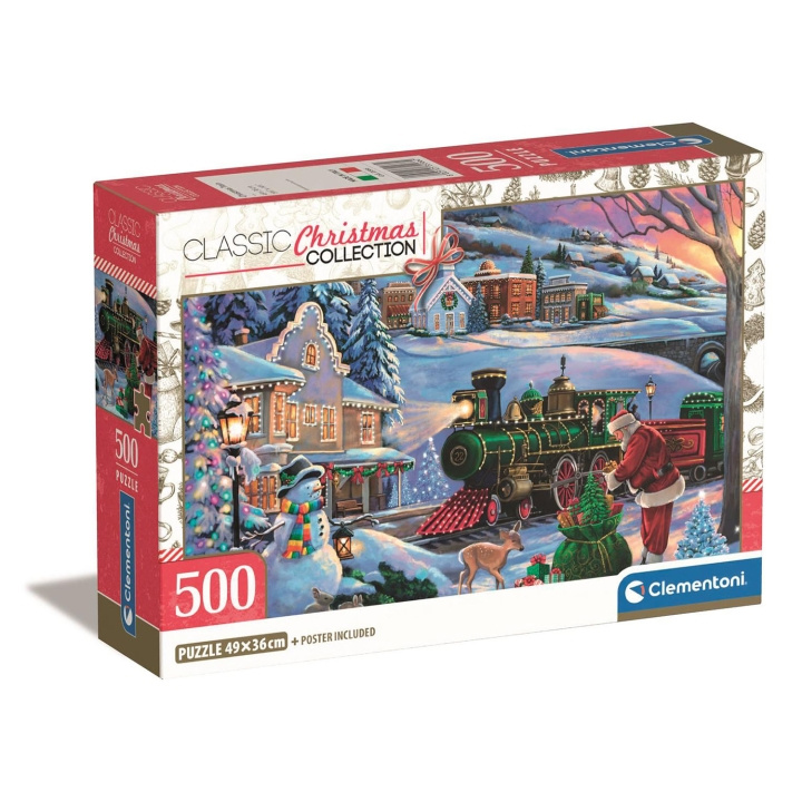 Clementoni Puslespil 500 Pcs CB Christmas Train i gruppen LEGETØJ, BØRN & BABY / Legetøj / børns puslespil hos TP E-commerce Nordic AB (D22911)
