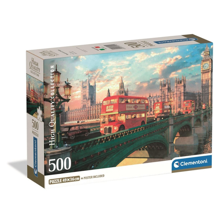 Clementoni Puslespil 500 Pcs CB High Quality Collection Westminster Bridge i gruppen SPORT, FRITID & HOBBY / Hobby / Puslespil hos TP E-commerce Nordic AB (D22918)