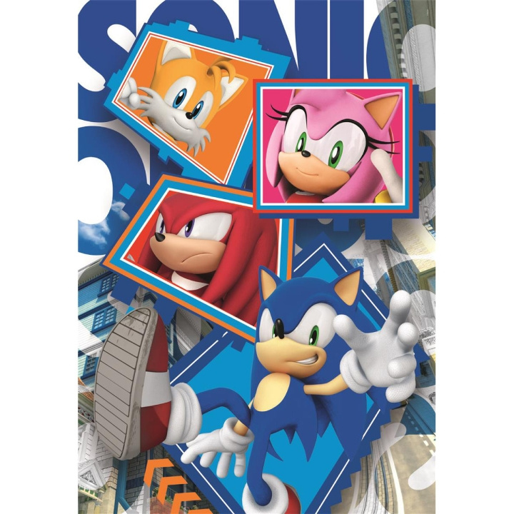 Clementoni Puslespil 104 Pcs Sonic i gruppen SPORT, FRITID & HOBBY / Hobby / Puslespil hos TP E-commerce Nordic AB (D22923)