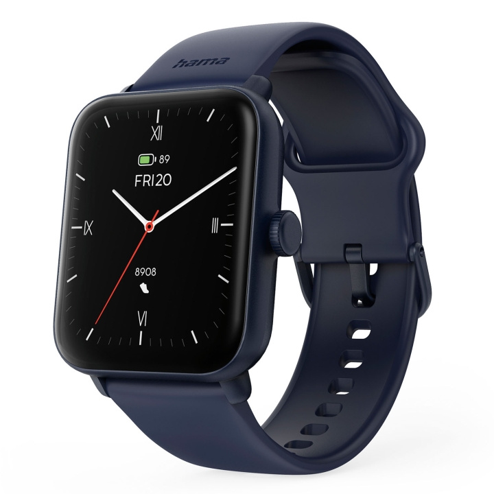 Hama Smart Watch 6010 Blå i gruppen SPORT, FRITID & HOBBY / Smartwatch & Aktivitetsmåler / Smartwatches hos TP E-commerce Nordic AB (D22945)