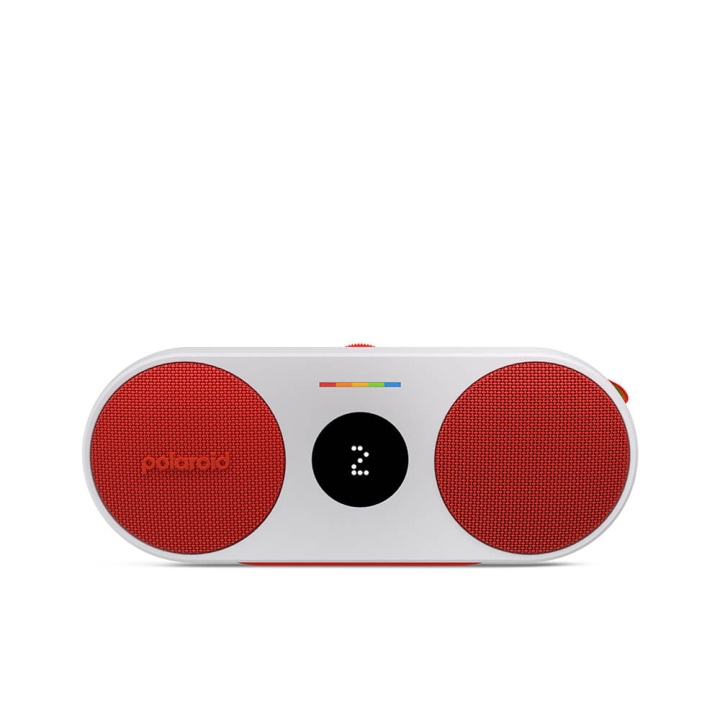 Polaroid P2 Højttaler Rød & Hvid i gruppen HJEMMEELEKTRONIK / Lyd & billede / Højttalere & tilbehør / Bluetooth-højttalere hos TP E-commerce Nordic AB (D22951)
