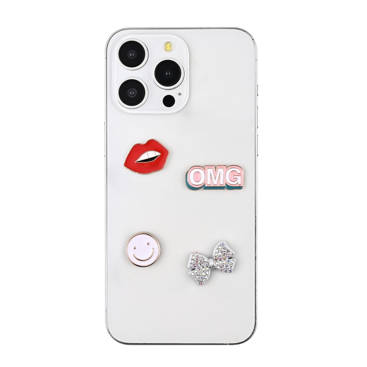 Onsala Charms Pimp Your Phone Metal og Plastik 4 stk i gruppen SPORT, FRITID & HOBBY / Sjove gadgets / Sjove gadgets hos TP E-commerce Nordic AB (D23035)