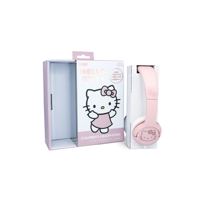 HELLO KITTY Høretelefoner On-Ear 85dB Ledning Hello Kitty Rose i gruppen HJEMMEELEKTRONIK / Lyd & billede / Hovedtelefoner & Tilbehør / Hovedtelefoner hos TP E-commerce Nordic AB (D23037)
