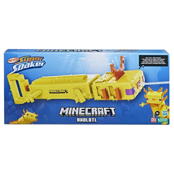 Nerf Super Soaker Minecraft Axolotl i gruppen LEGETØJ, BØRN & BABY / Legetøj / Action spil hos TP E-commerce Nordic AB (D23070)