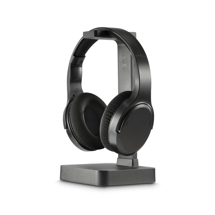 Hama Høretelefon Over-Ear til TV Trådløs Sort i gruppen HJEMMEELEKTRONIK / Lyd & billede / Hovedtelefoner & Tilbehør / Hovedtelefoner hos TP E-commerce Nordic AB (D23076)