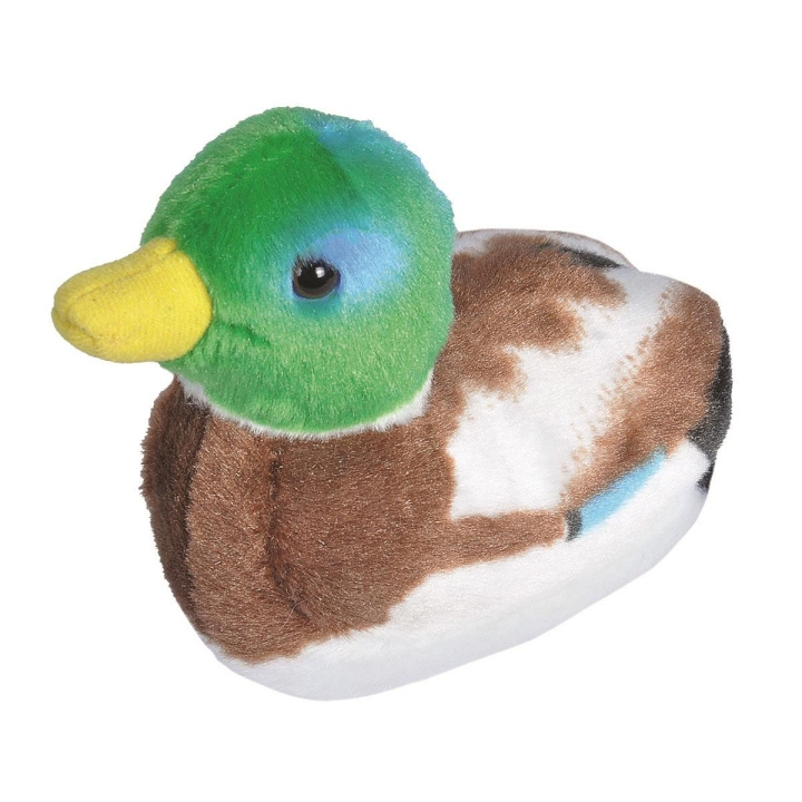 Wild Republic Plys Bird With Sound 18 cm Gråand i gruppen LEGETØJ, BØRN & BABY / Babyleg (0-3 år) / Tøjdyr hos TP E-commerce Nordic AB (D23094)