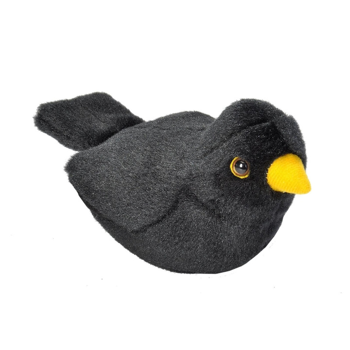 Wild Republic Plys Bird With Sound 18 cm Solsort i gruppen LEGETØJ, BØRN & BABY / Babyleg (0-3 år) / Tøjdyr hos TP E-commerce Nordic AB (D23098)